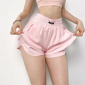 High Waist Sports Gym Shorts For Women Rieworkes