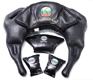 Suples Bulgarian Bag - Strong Model (M-L 26-37 lbs gen leather) The Original Bulgarian Bag Creator (Fitness Crossfit Wrestling Judo Grappling Functional Training MMA Sandbag Cardio Strength) Mimarta