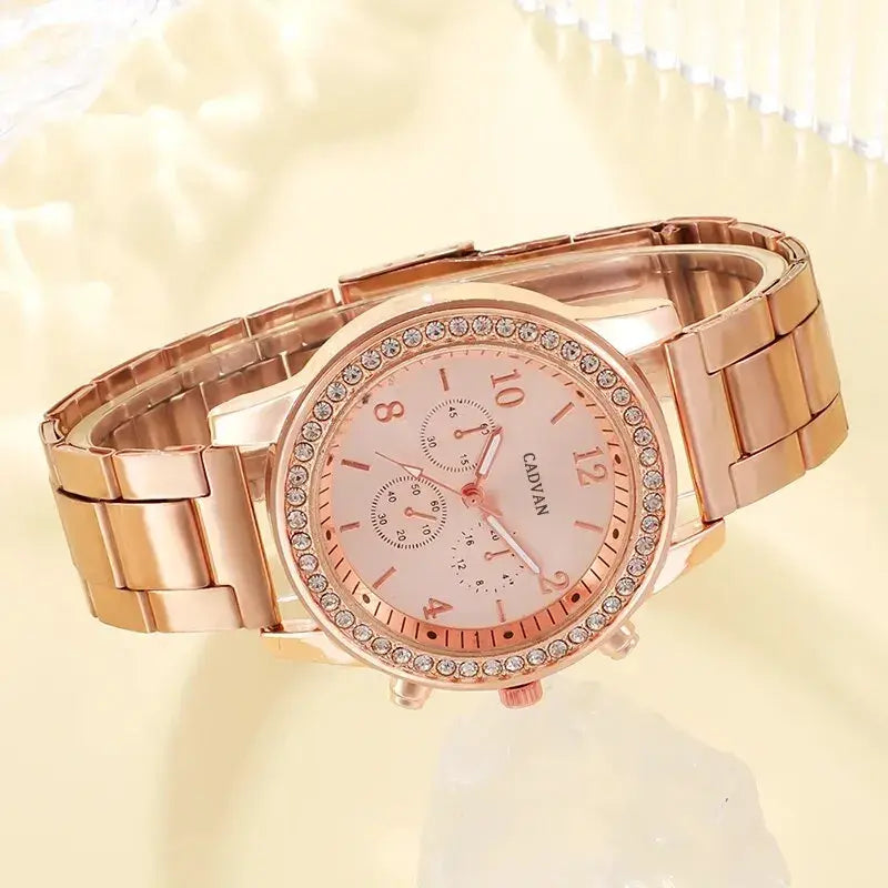 Rose Gold Luxury Watch Set Rieworkes