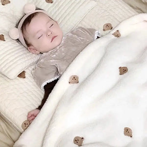 Soft Flannel Baby Blanket for Newborns Rieworkes