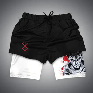 Y2K Men’s Anime Gym Shorts Rieworkes