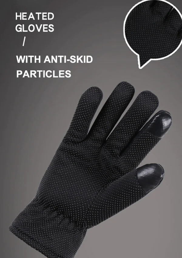 Electric USB Heated Gloves Winter Warming Thermal Ski Snow Hand Warm Windproof Rieworkes