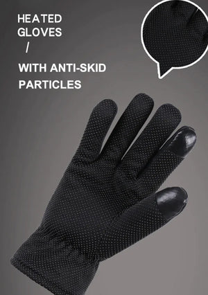 Electric USB Heated Gloves Winter Warming Thermal Ski Snow Hand Warm Windproof Rieworkes