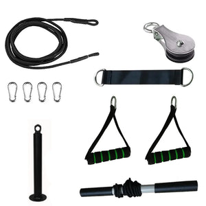 Fitness Diy Pulley Cable Gym Workout Equipment Rieworkes