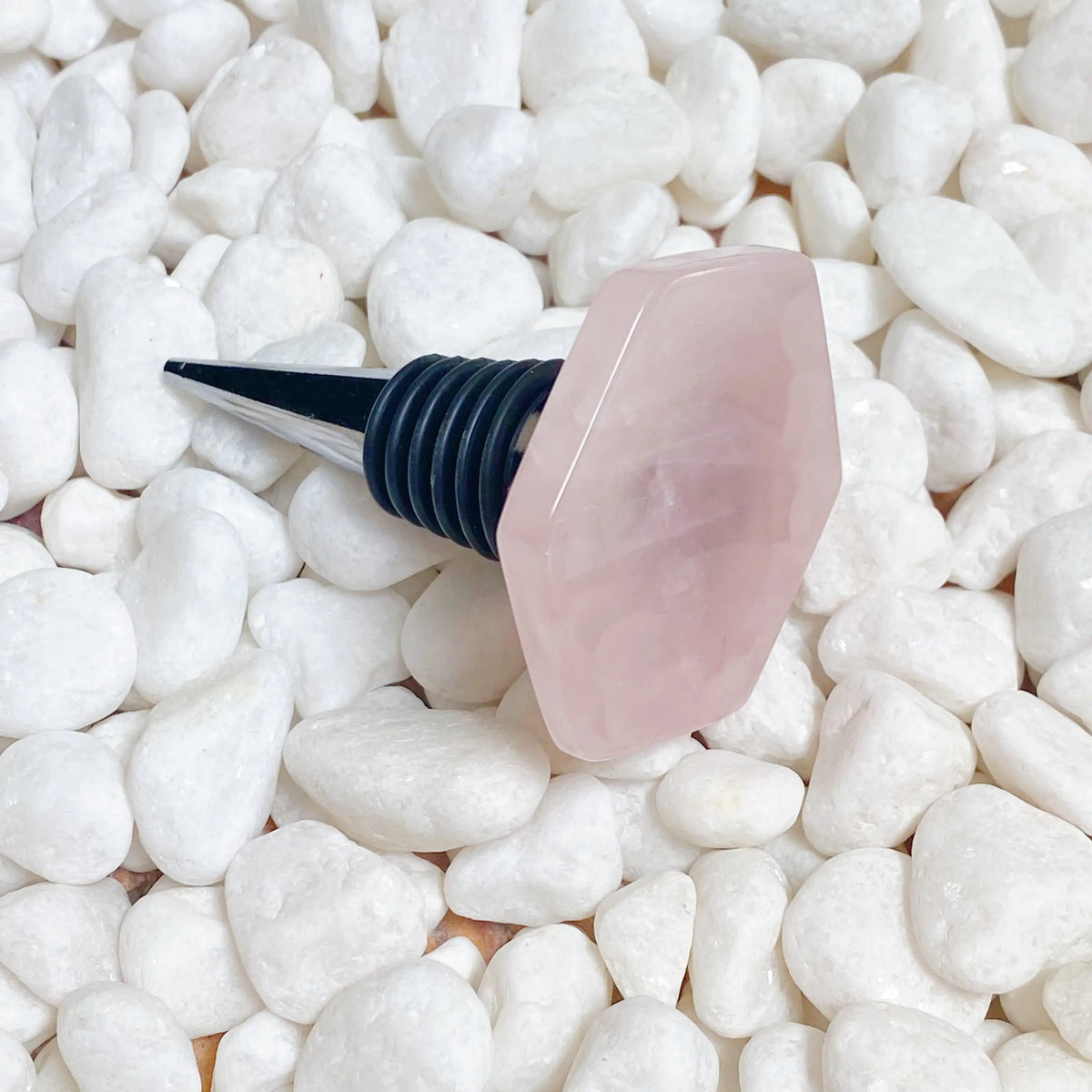 Soho Lounge Hexagon Stone Wine Stopper Rieworkes
