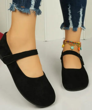 Soft Work High Heel Black Cloth Shoes Rieworkes