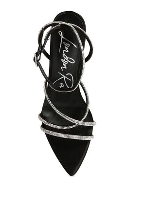 Rhinestone Embellished Stiletto Heels Rieworkes