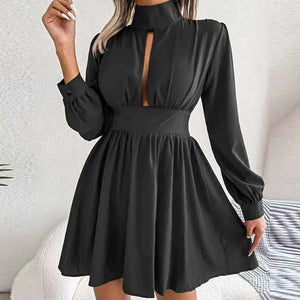 2023 Spring New Women's Elegant Solid Color Dress Mimarta