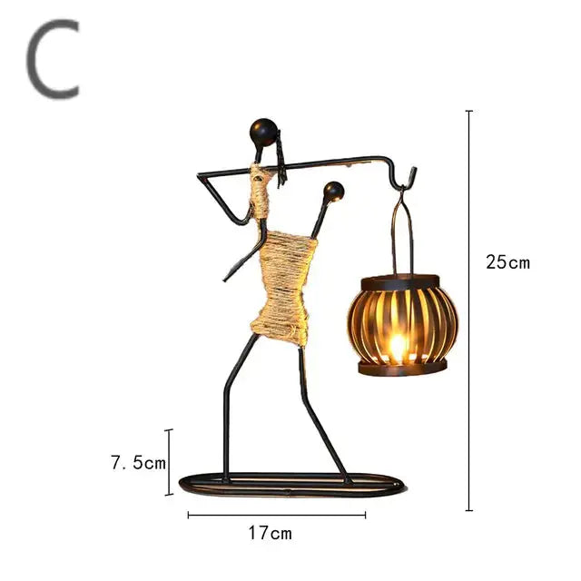 Little Man Candle Holder Rieworkes