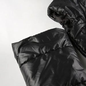 Cutout Cropped Puffer Jacket Rieworkes