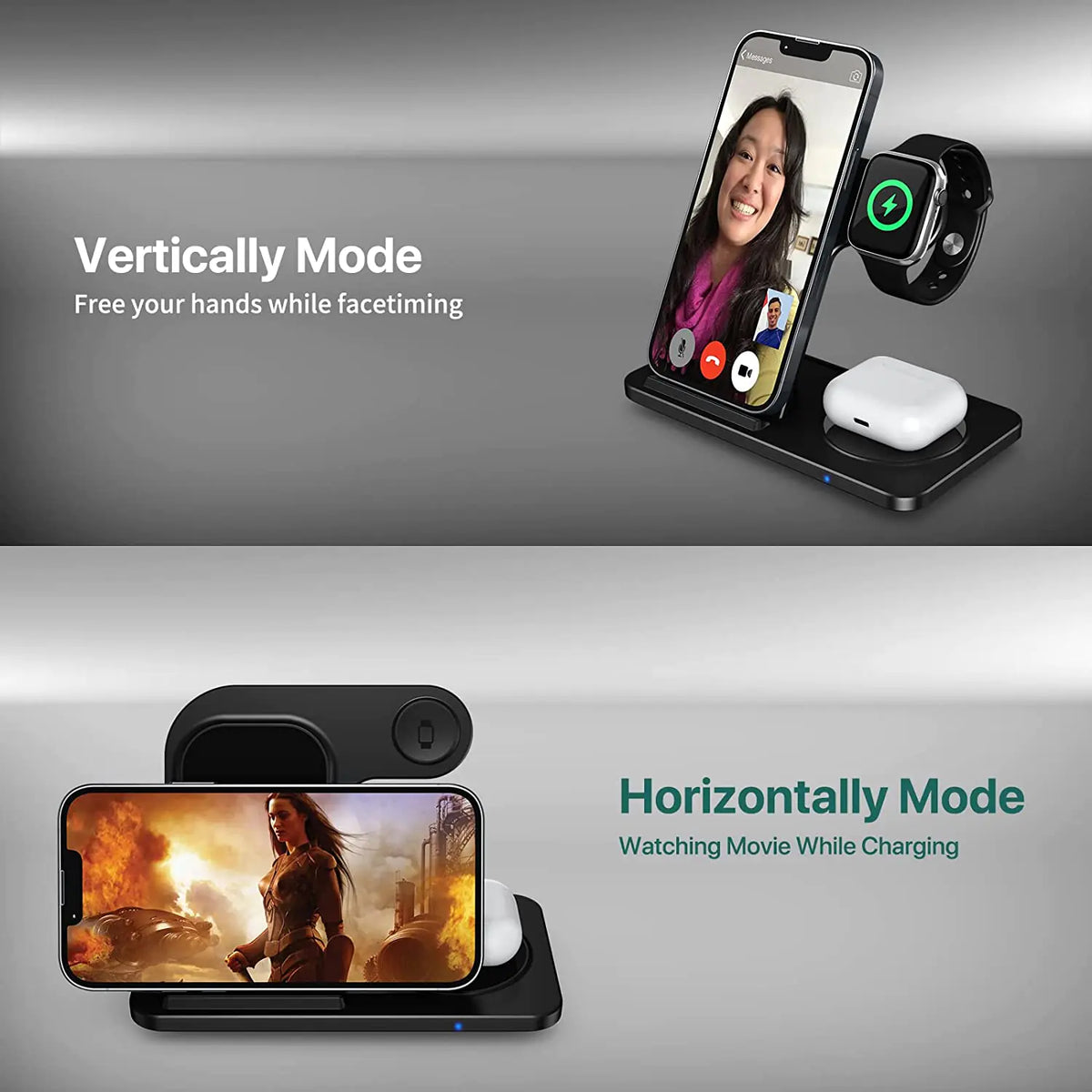 Fast Wireless Charger Stand Rieworkes