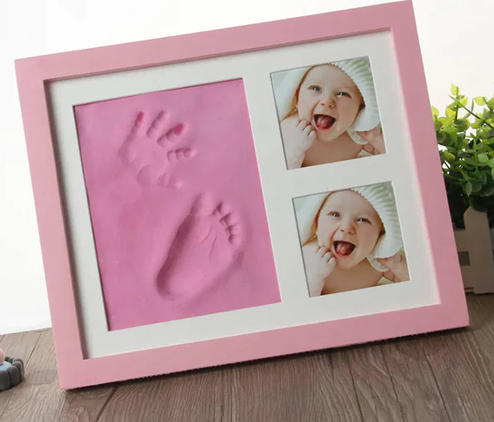 Baby Hand &amp; Foot Print Photo Frame Rieworkes