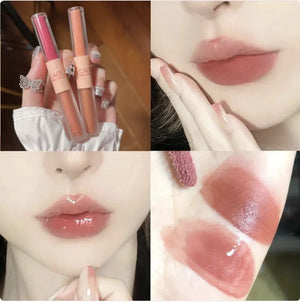 Dual-Ended Long-Lasting Moisturizing Lip Lacquer Rieworkes