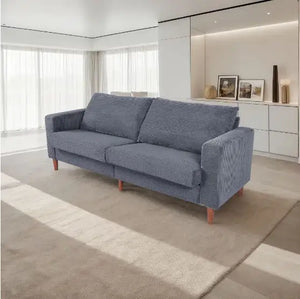 Grey Linen Sofa Rieworkes