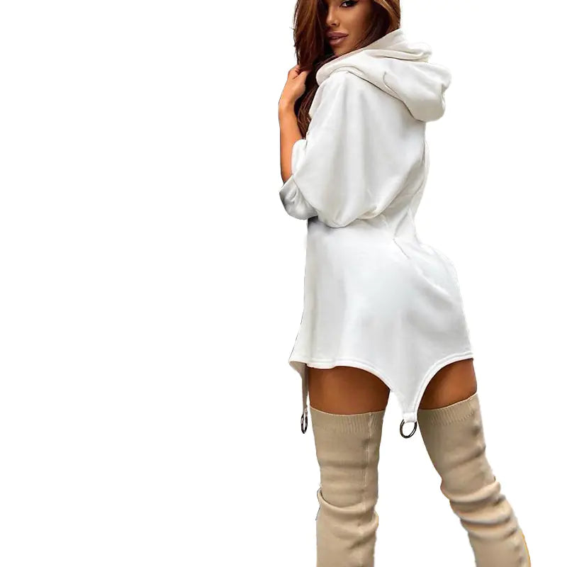 Loose-fitting Hooded Dress for Women's Fashion Mimarta