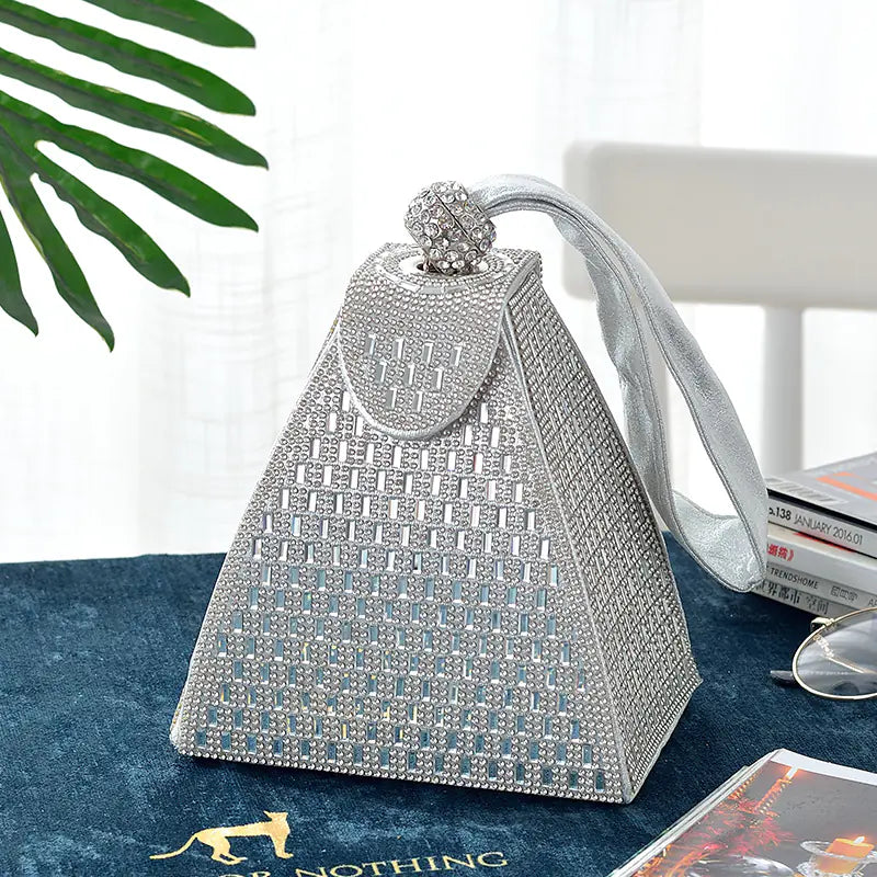 New Triangle Diamond Handbag for Evening Dresses Mimarta