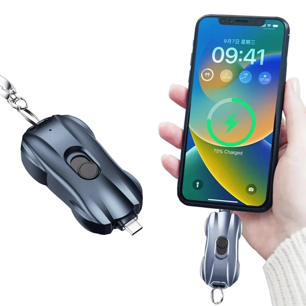 Compact Keychain Emergency Phone Charger Power Bank Rieworkes