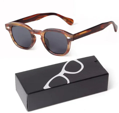 Gradient Small Round Sunglasses for Women Men Rieworkes