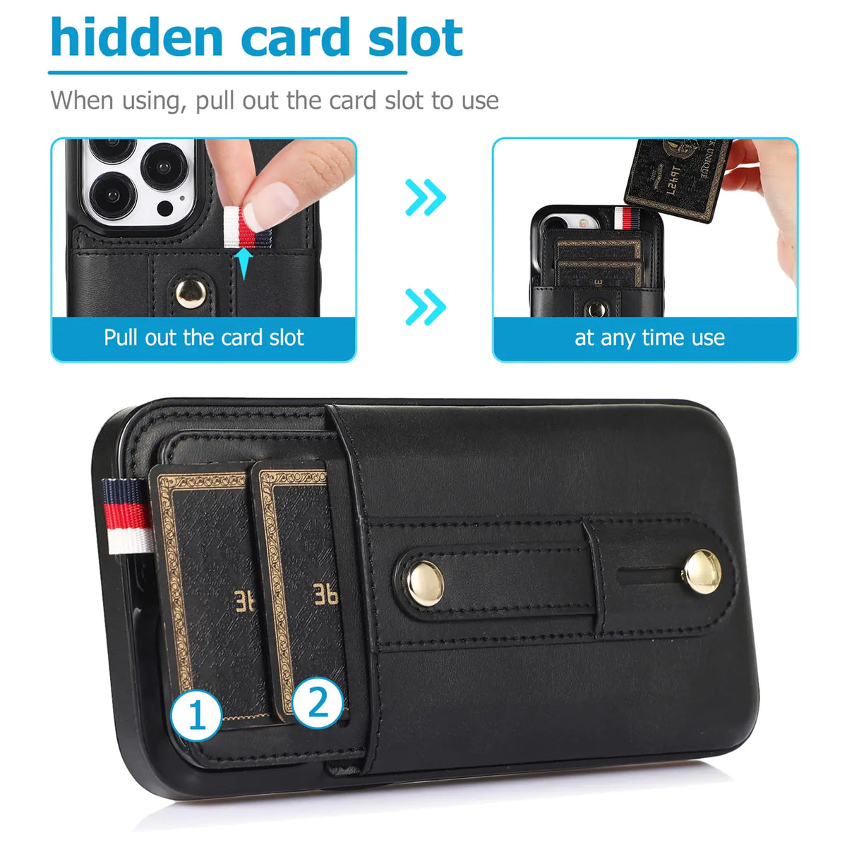 Luxury Leather Phone Case For iPhone Rieworkes