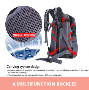 40L Men Women Travel Backpack Rucksack Camping Laptop Hiking School Book Bag USA Rieworkes