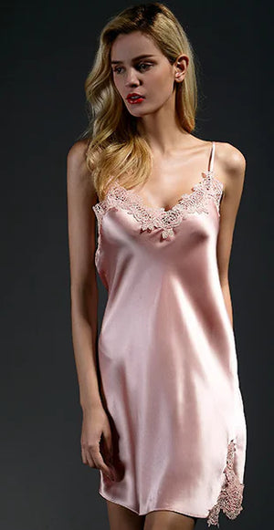 Silky 2-Piece Nightwear Set with Camisole and Robe Mimarta
