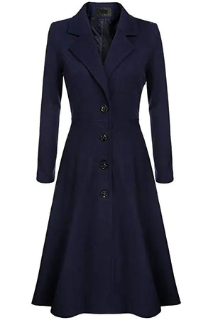 Women's Casual Long Sleeve Trench Coat - Fall 2018 Mimarta