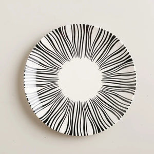 Geometric Pattern Ceramic Plate Rieworkes