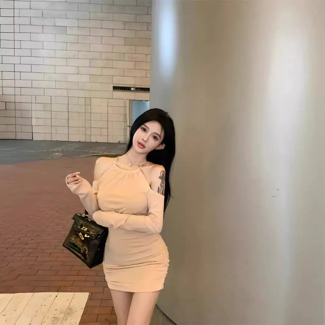 2020 Autumn New Women's Dress with Long Sleeves Mimarta