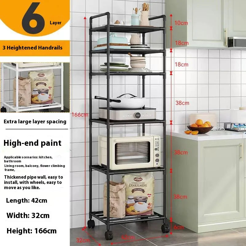 Kitchen Shelf Trolley - Storage Rack Rieworkes