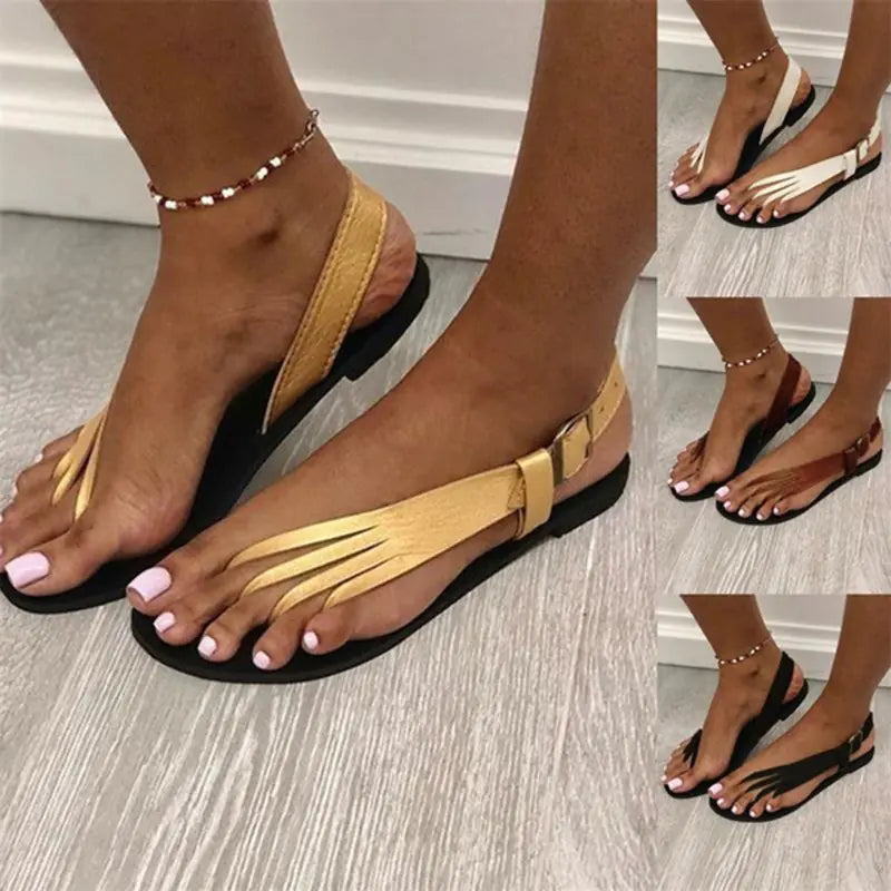 Large Size Women's Fashion Flat Flip Flops Sandals Mimarta