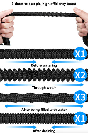 4X Stronger Deluxe Expandable Flexible Garden Hose Water Hose 25, 50, 75, 100FT Rieworkes