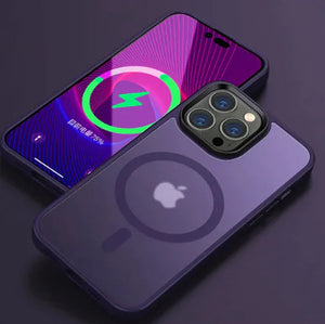 Luxury Magnetic Wireless Charging Case for iPhone Rieworkes