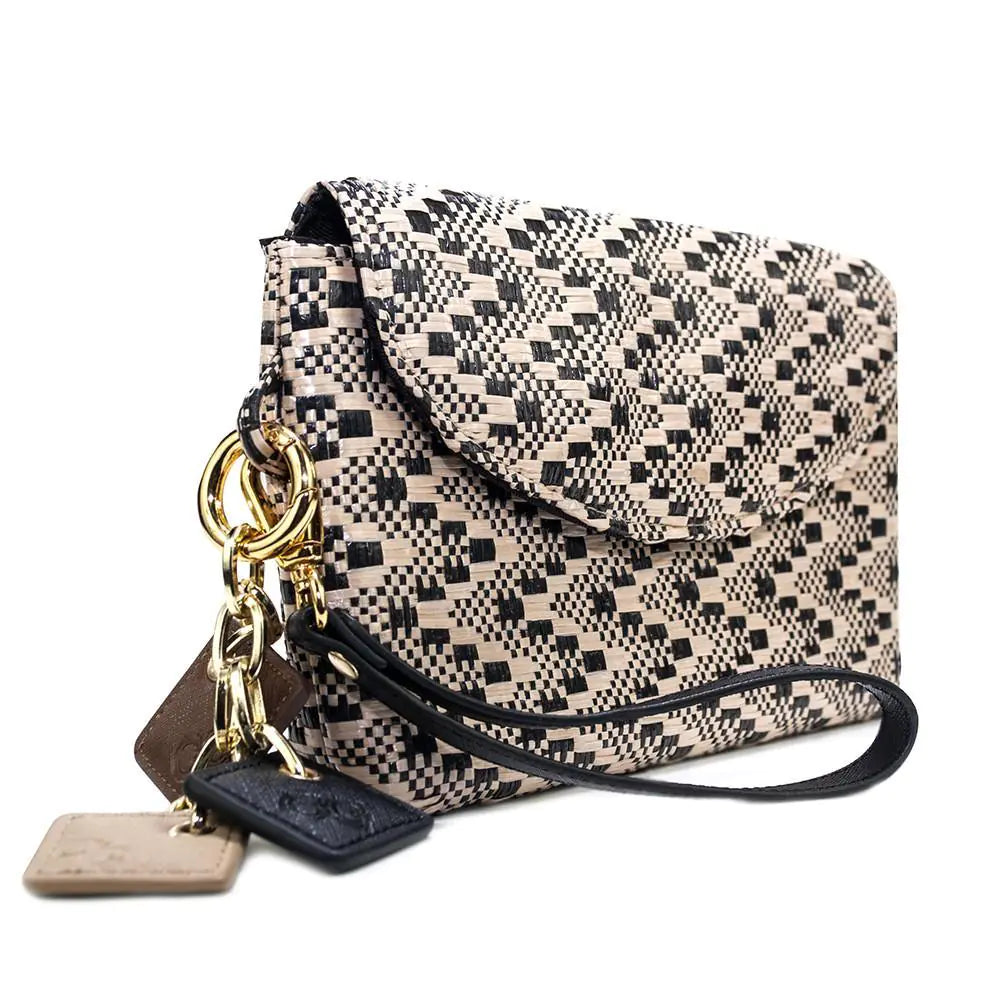 Phoenix Clutch-Tan / Midnight Black Rieworkes