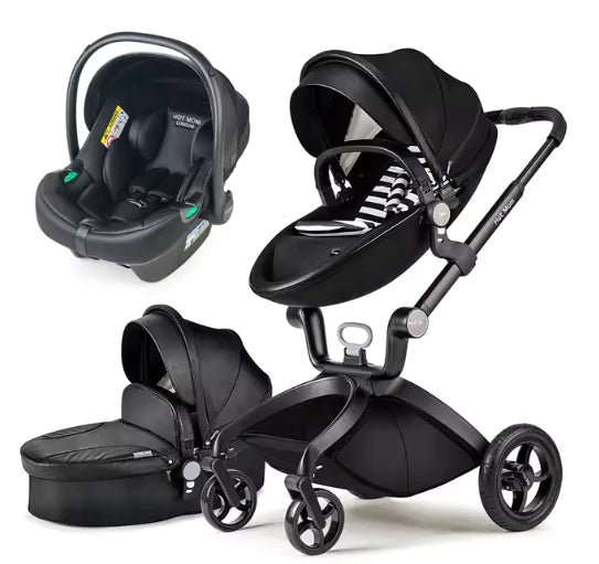 Luxury Fold Convertible Stroller 3 in 1 Rieworkes