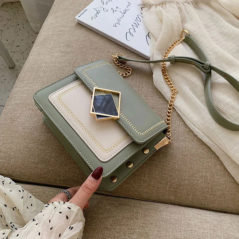 Chain Leather Crossbody Bags Rieworkes