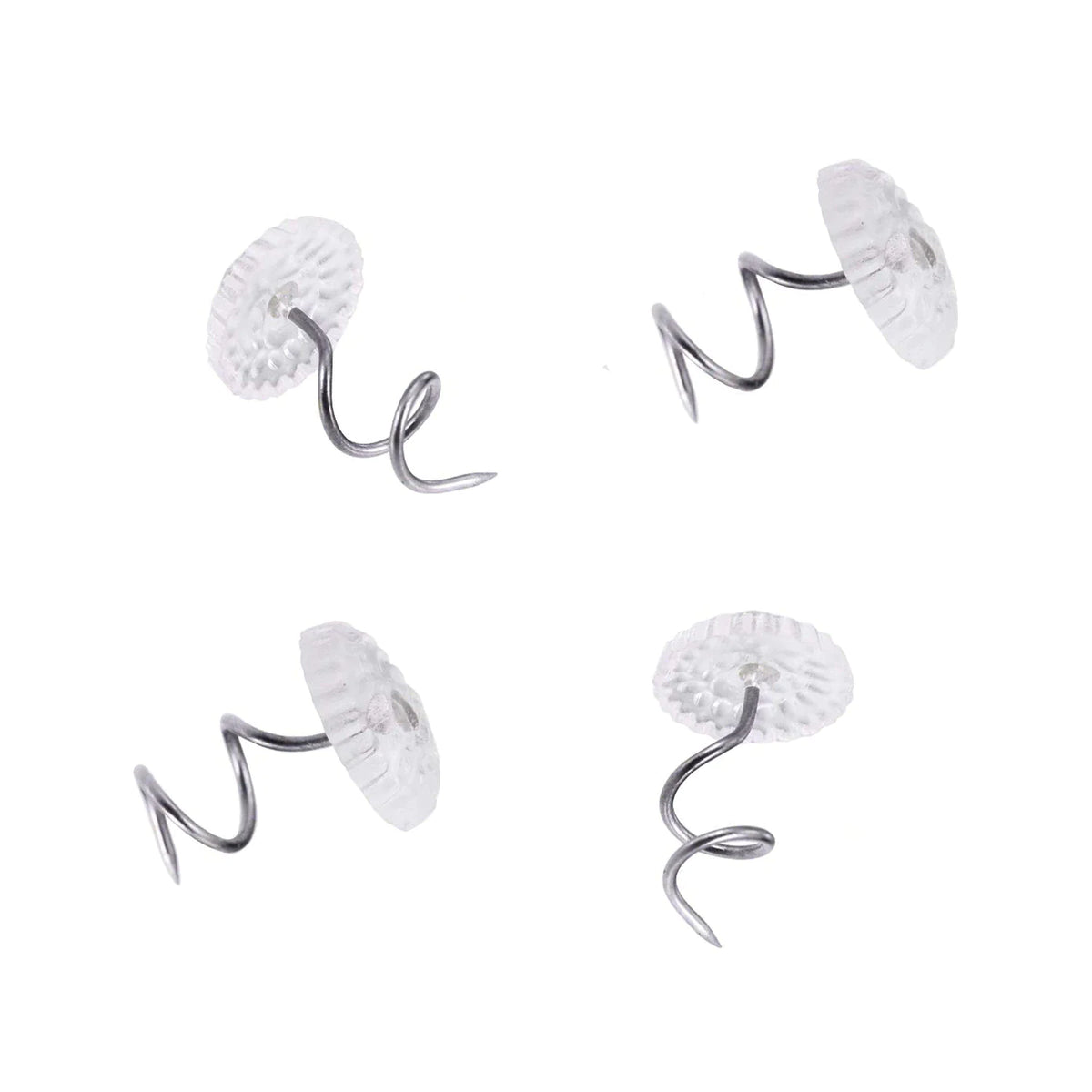 50 Pcs Upholstery Tacks Headliner Pins Clear Heads Twist Bed Fabric Sofa Chair Mimarta