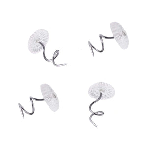 50 Pcs Upholstery Tacks Headliner Pins Clear Heads Twist Bed Fabric Sofa Chair Mimarta