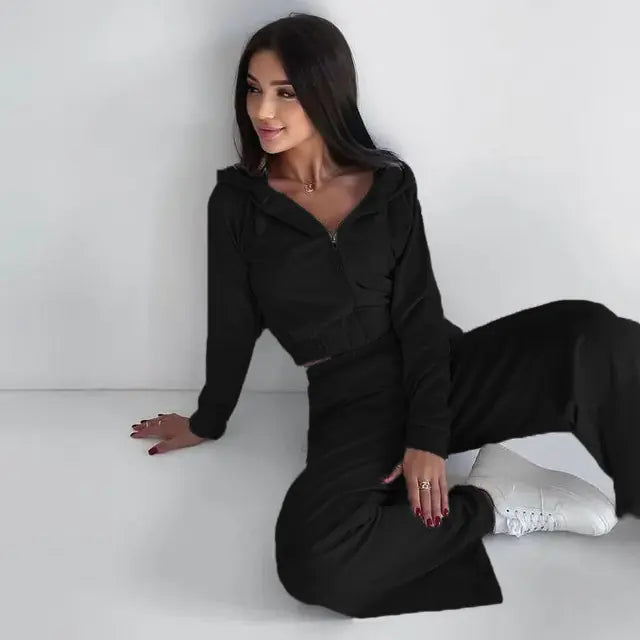 Women's Autumn Winter Tracksuit 2-Piece Set 2024 Mimarta