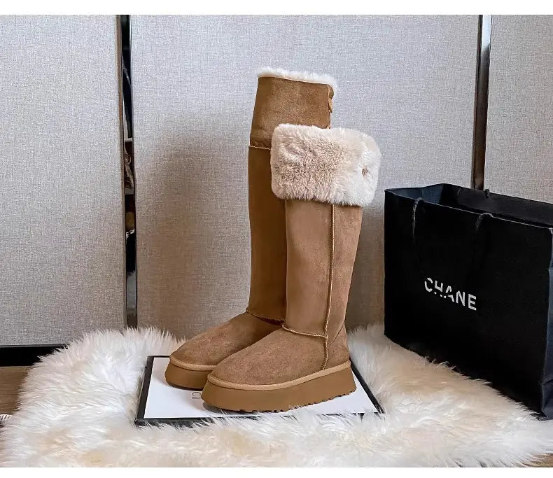 Women's Thick Fleece-lined Long Winter Boots Mimarta