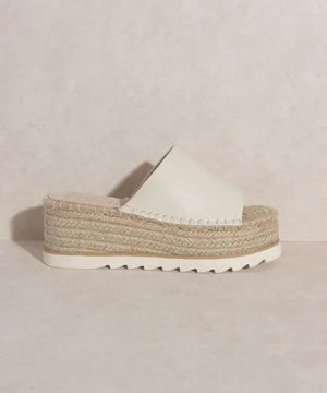 Espadrille Platform Slide Rieworkes