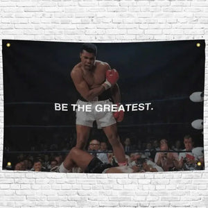 Muhammad Ali Boxing Flag Motivational Gym Flag Rieworkes