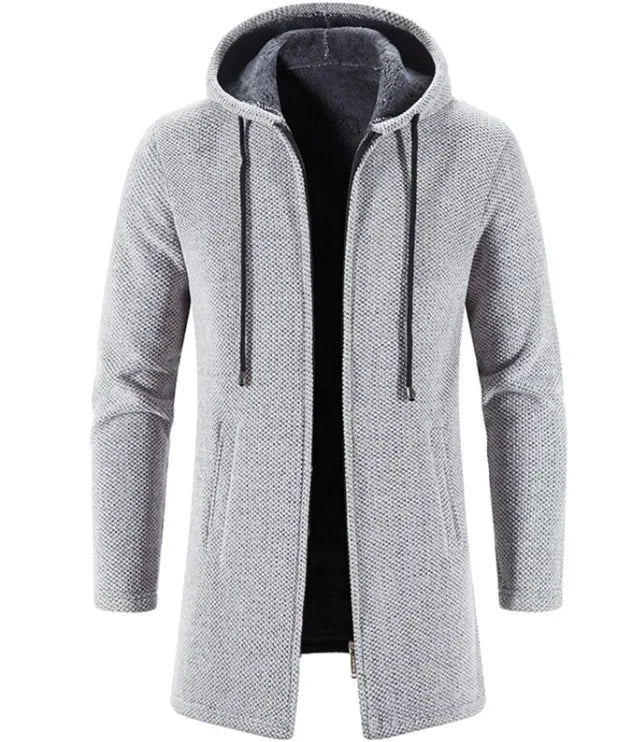 Men's All-Season Fleece-Lined Trend Cardigan – Versatile and Stylish Rieworkes