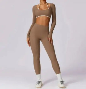 Colorful Beauty Back Yoga set Rieworkes