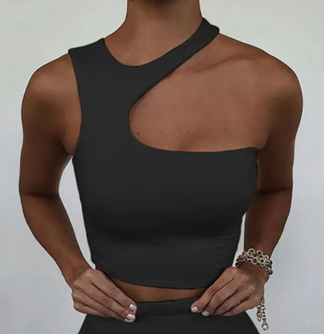 Halter Tight-fitting Sleeveless Top Rieworkes