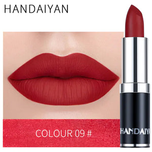 Matte Velvet Lip Gloss in Red Brown Purple Shades Mimarta