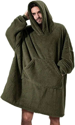 Oversized Fleece Blanket Hoodie Rieworkes