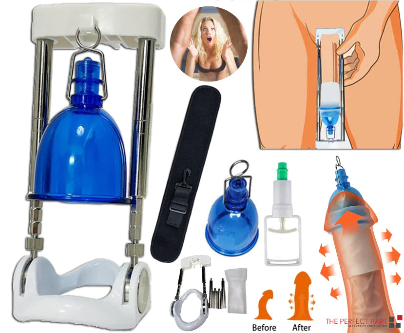 Super Penis Enlargement Extender Vacuum Stretcher Pump Hanger Bigger Enhancement Rieworkes