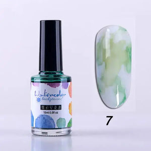 Watercolor Nail Ink Rieworkes
