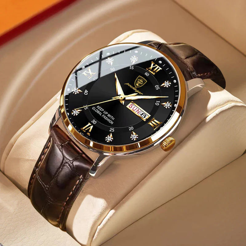 Men's Luxury Leather Sports Watch Mimarta