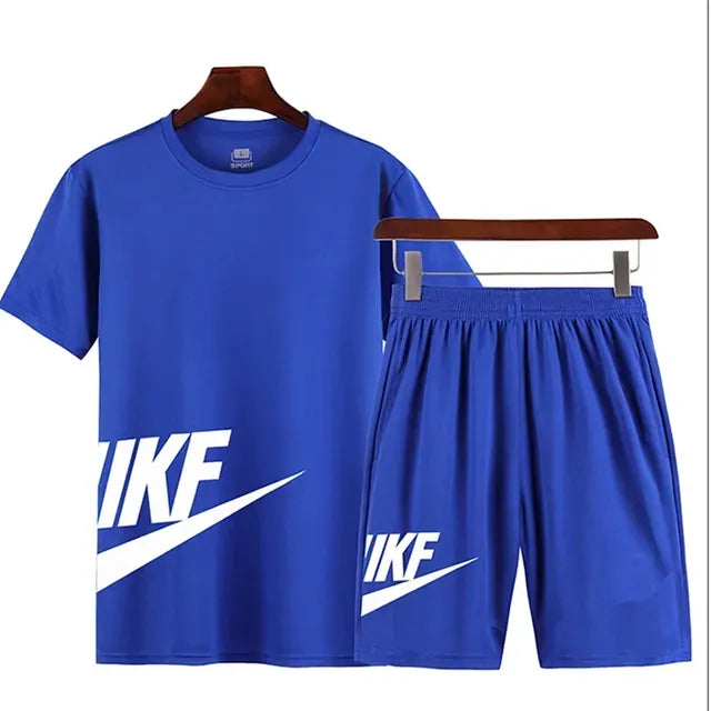 Luxury Men's T-Shirt and Shorts Set for Teens (2 Pieces) Mimarta